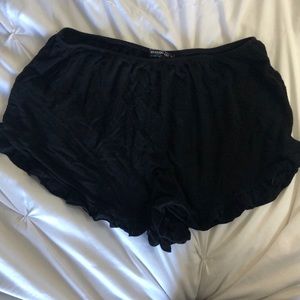 brandy Melville black cotton shorts